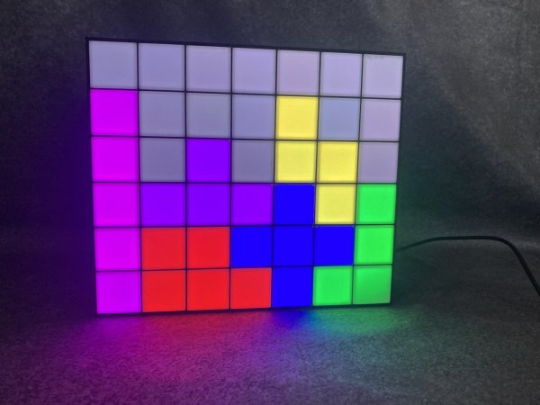 🎮 LED Pixel-Lampe – Retro Game Feeling für dein Setup