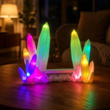 🎮✨ Nintendo Switch Kristall Dock Lampe – Magisches Gaming-Display mit LED-Show!