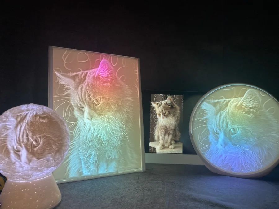 Personalisierte Foto-Lampen