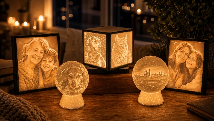 Personalisierte Foto-Lampen