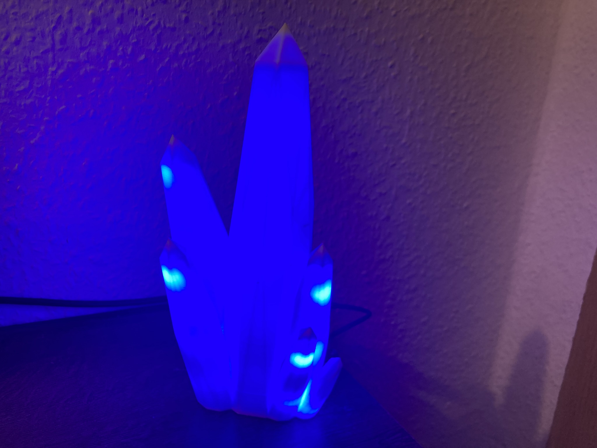🌈 3D-Kristalllampe mit faszinierenden LED-Effekte