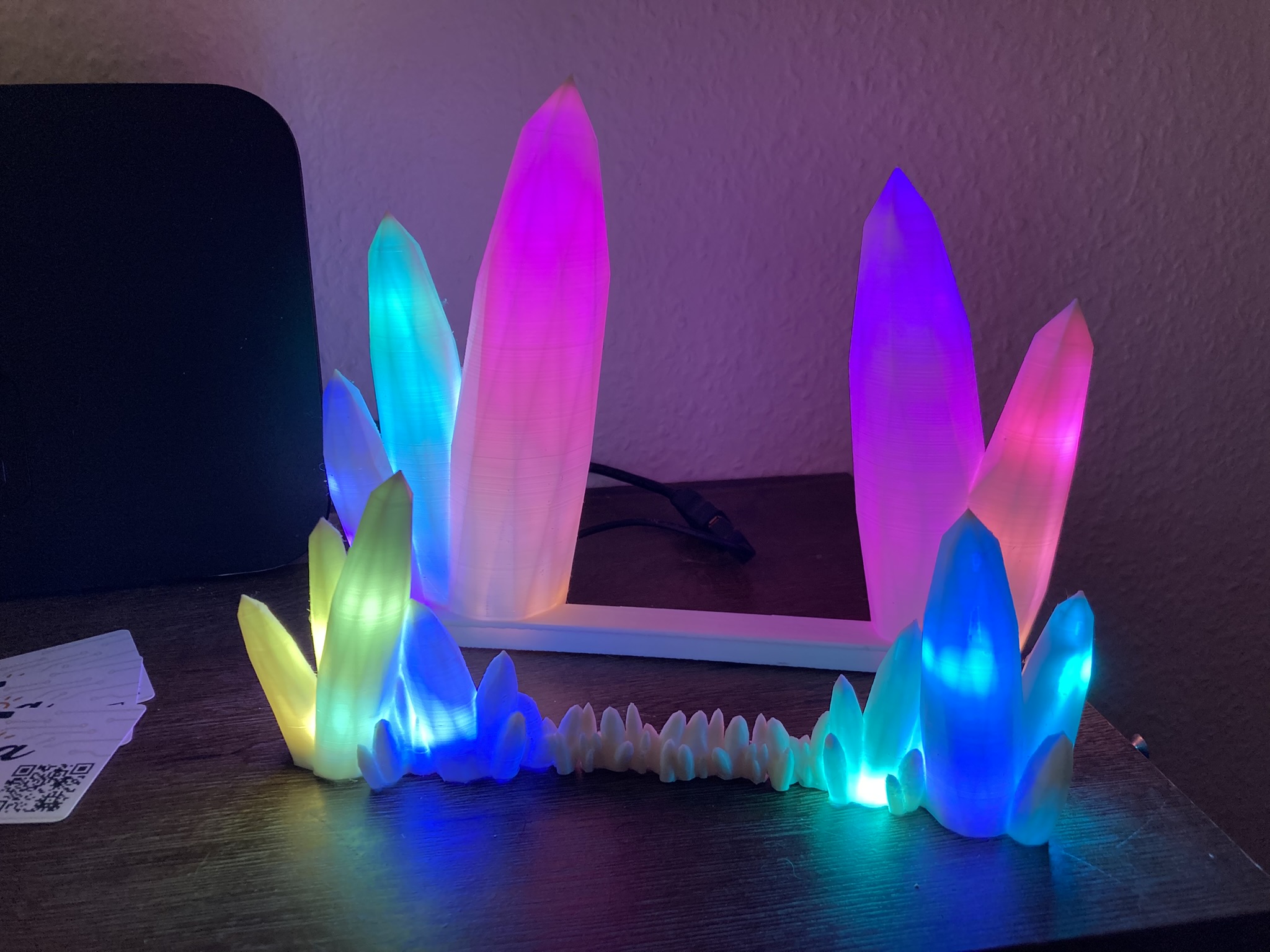 🎮✨ Nintendo Switch Kristall Dock Lampe – Magisches Gaming-Display mit LED-Show!