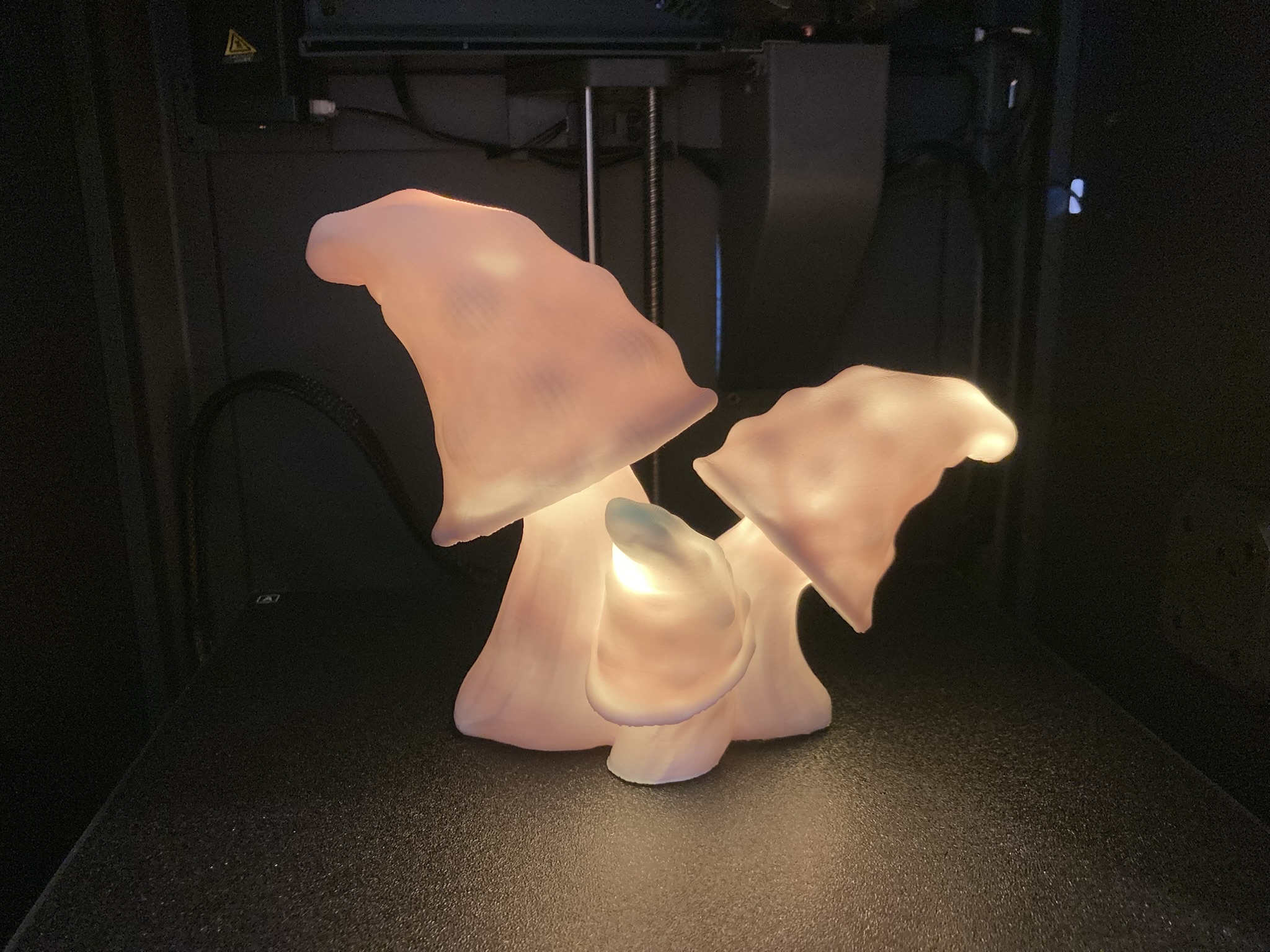 🍄 3D Mushroom Light – Handgemachte LED-Lampe mit magischem Glow 🔮