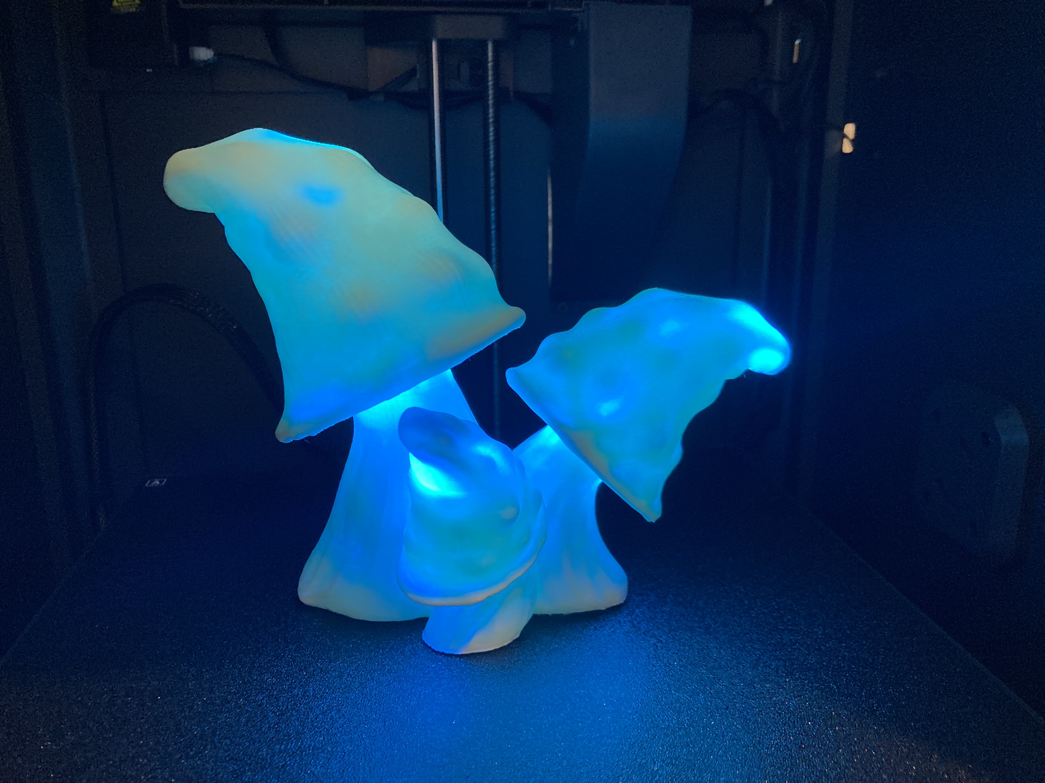 🍄 3D Mushroom Light – Handgemachte LED-Lampe mit magischem Glow 🔮
