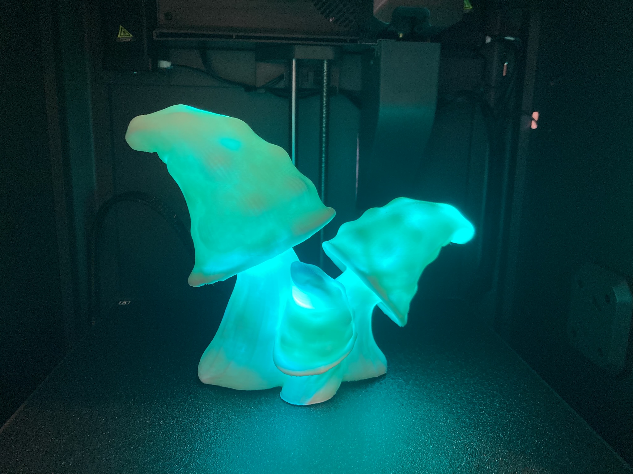 🍄 3D Mushroom Light – Handgemachte LED-Lampe mit magischem Glow 🔮