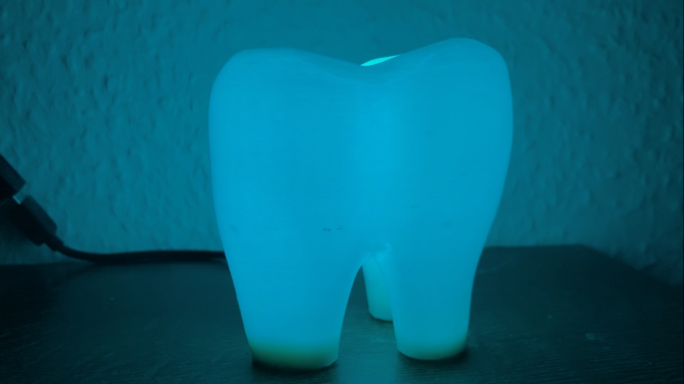 🦷✨ Leuchtender 3D-Zahn – Der smarte Zahnputz-Timer für Kinder &amp; Technikfans!