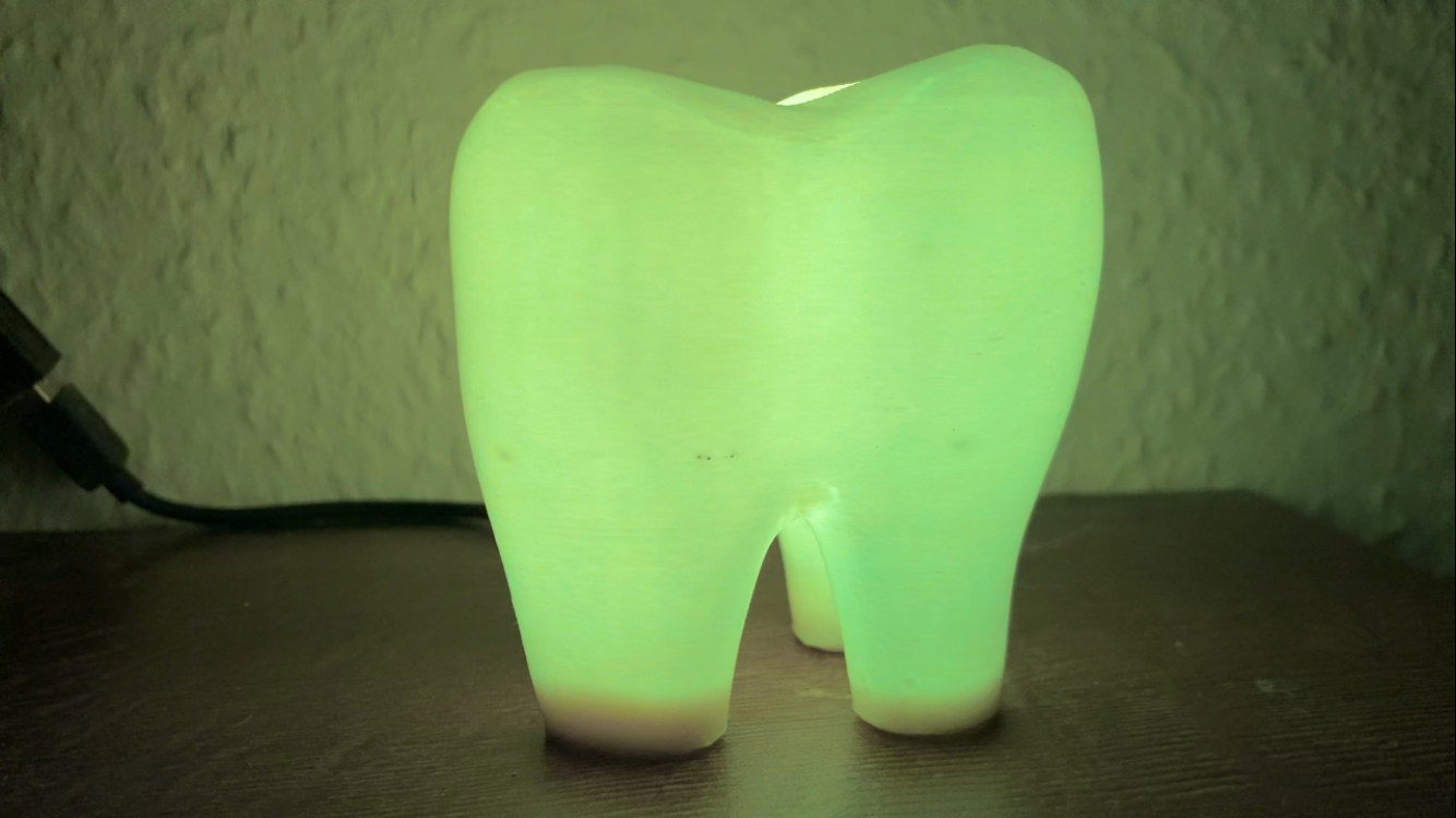 🦷✨ Leuchtender 3D-Zahn – Der smarte Zahnputz-Timer für Kinder &amp; Technikfans!