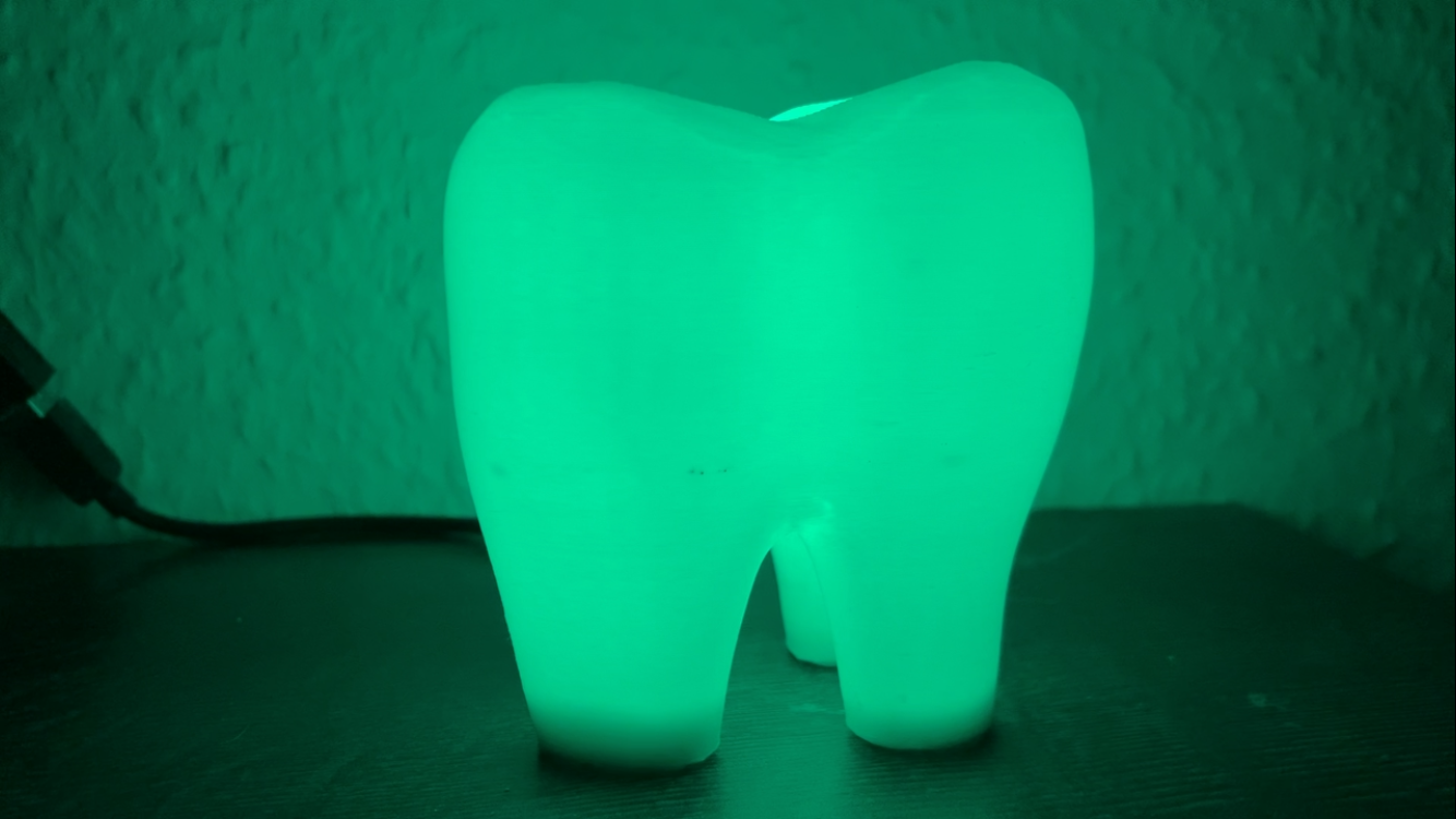 🦷✨ Leuchtender 3D-Zahn – Der smarte Zahnputz-Timer für Kinder &amp; Technikfans!