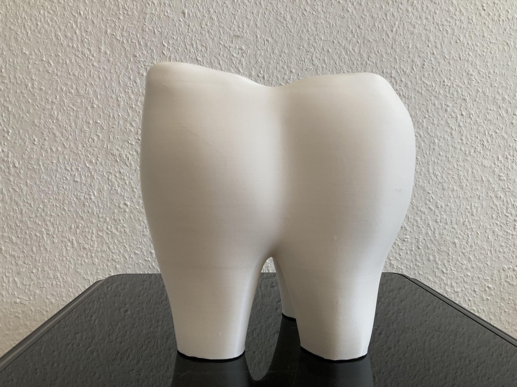 LED-Praxislicht „Leuchtender Zahn“ – 3D-gedruckte Deko-Lampe mit adressierbaren Effekten, USB-C, Farb- und Funktionswahl