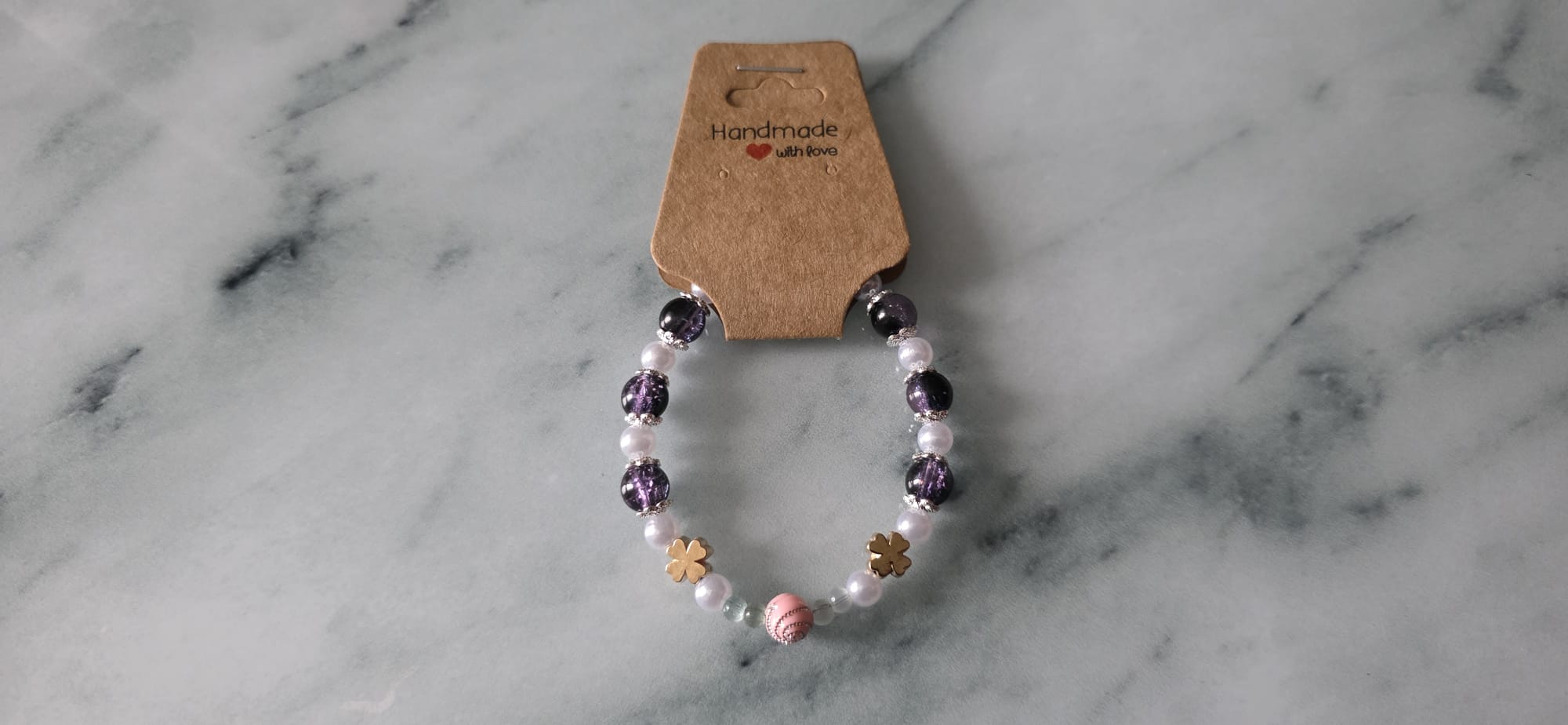 💜🌸 „Violet Charm Blossom – Lila Magie, sanftes Weiß &amp; ein Hauch Glück“ 🍀💫