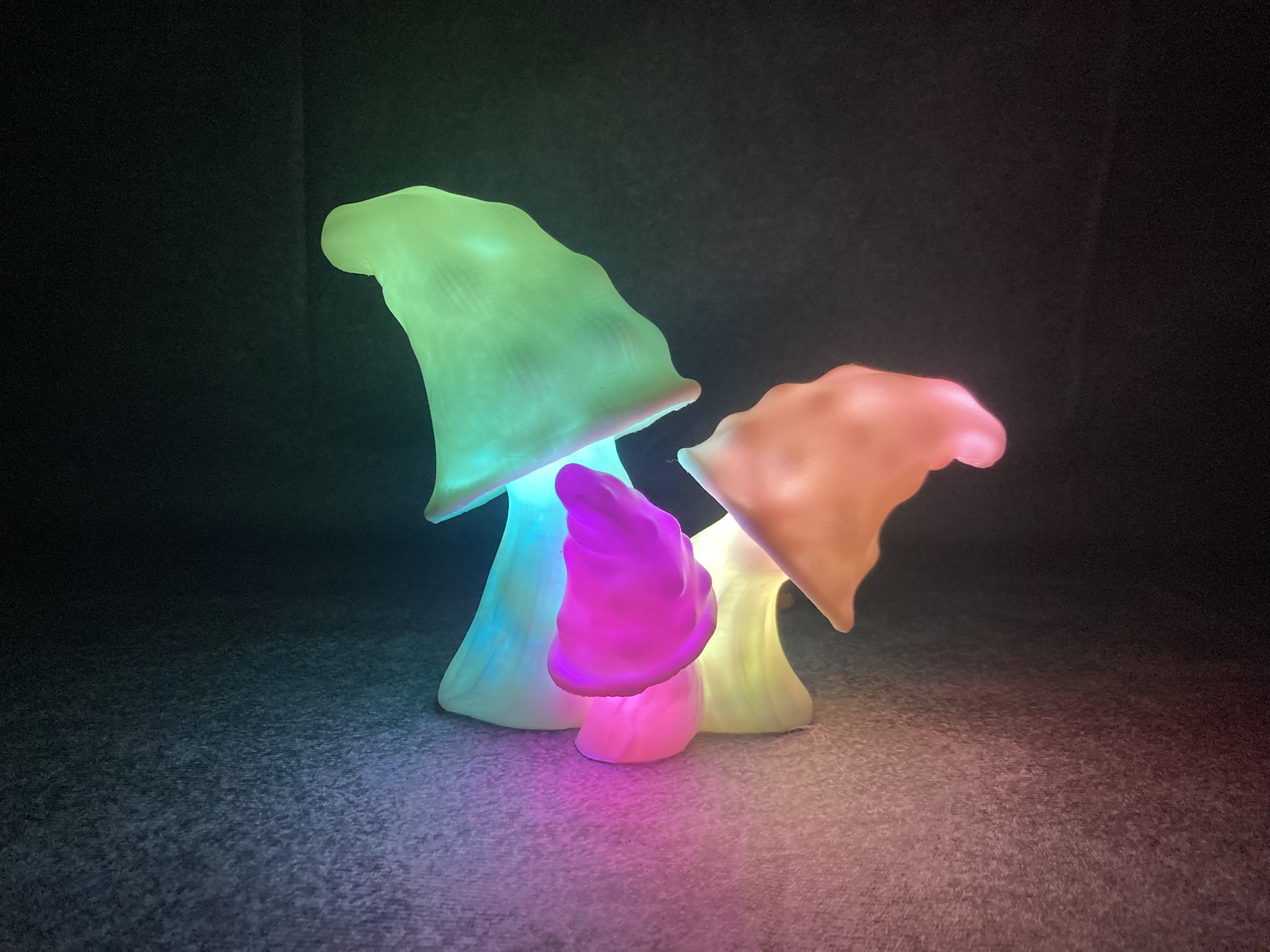 🍄 3D Mushroom Light – Handgemachte LED-Lampe mit magischem Glow 🔮