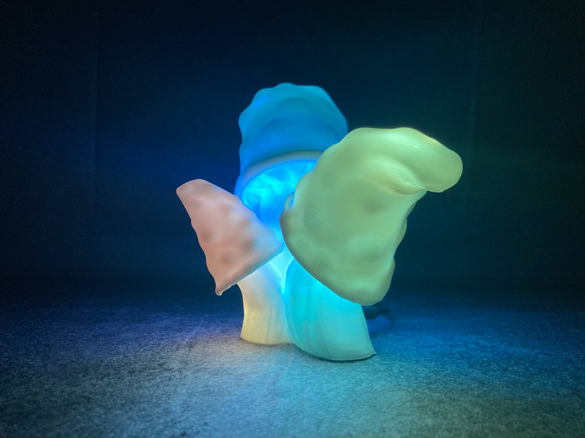 🍄 3D Mushroom Light – Handgemachte LED-Lampe mit magischem Glow 🔮