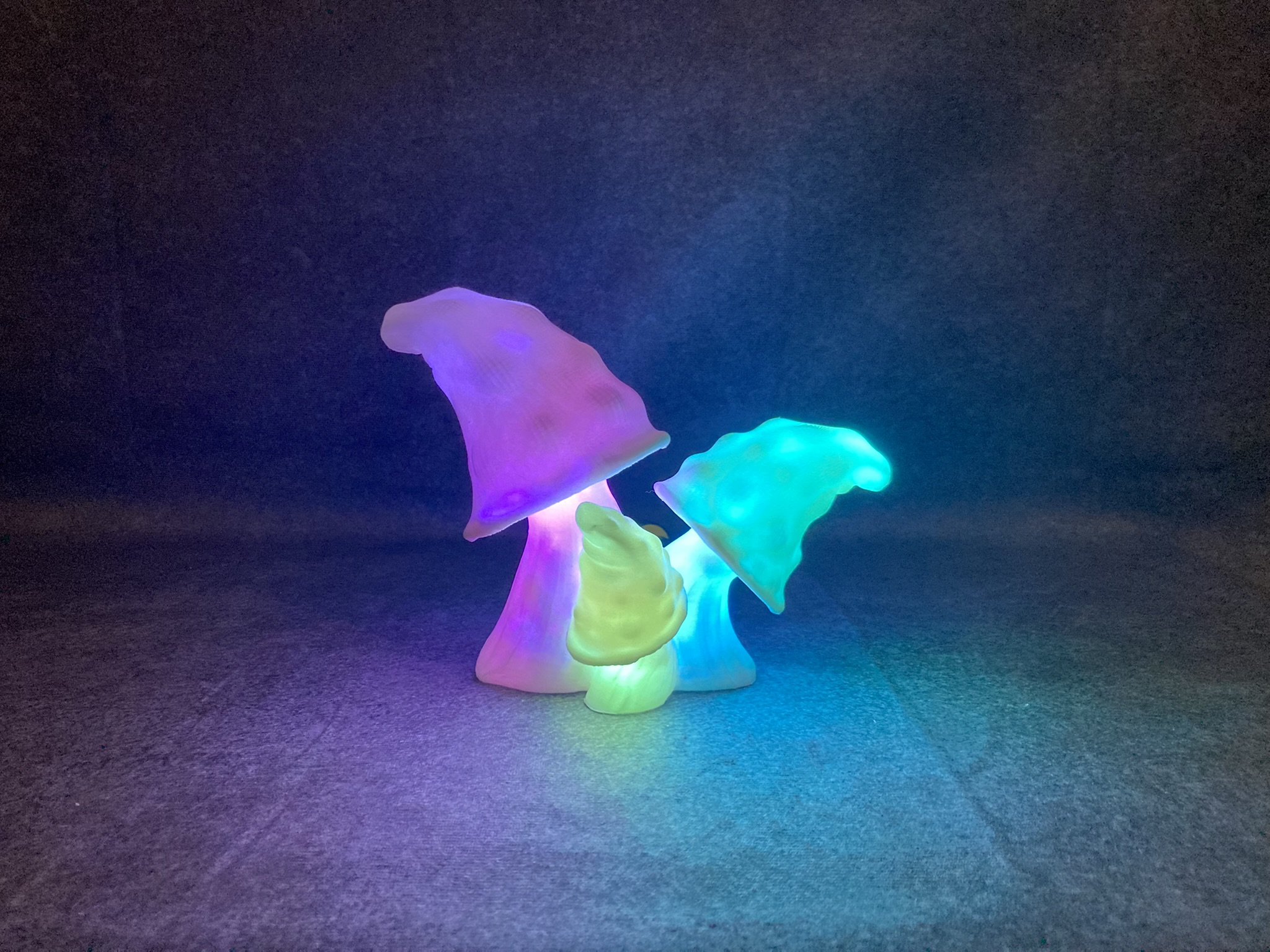 🍄 3D Mushroom Light – Handgemachte LED-Lampe mit magischem Glow 🔮