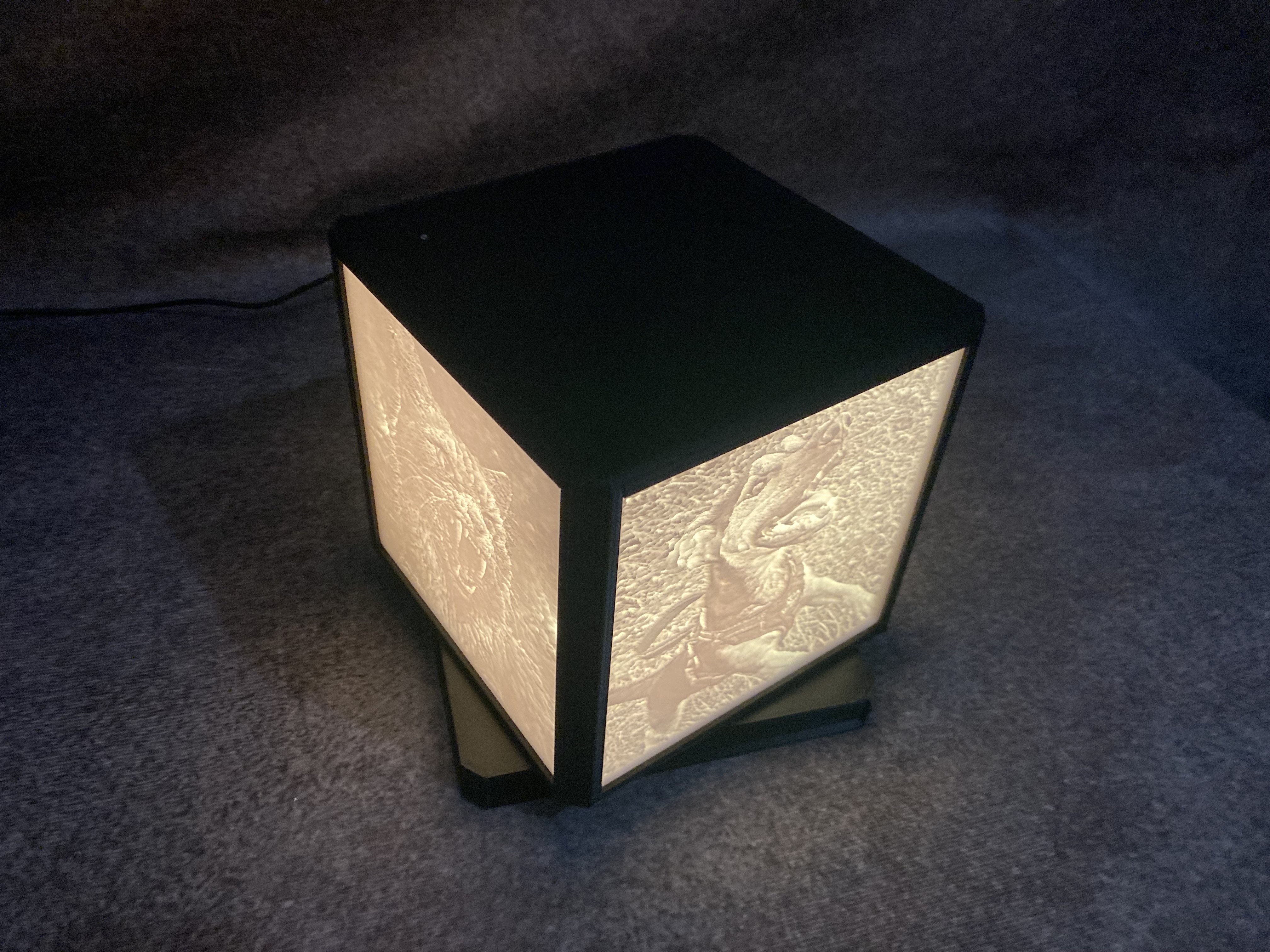 Foto-Würfel mit 4 personalisierten Bilder