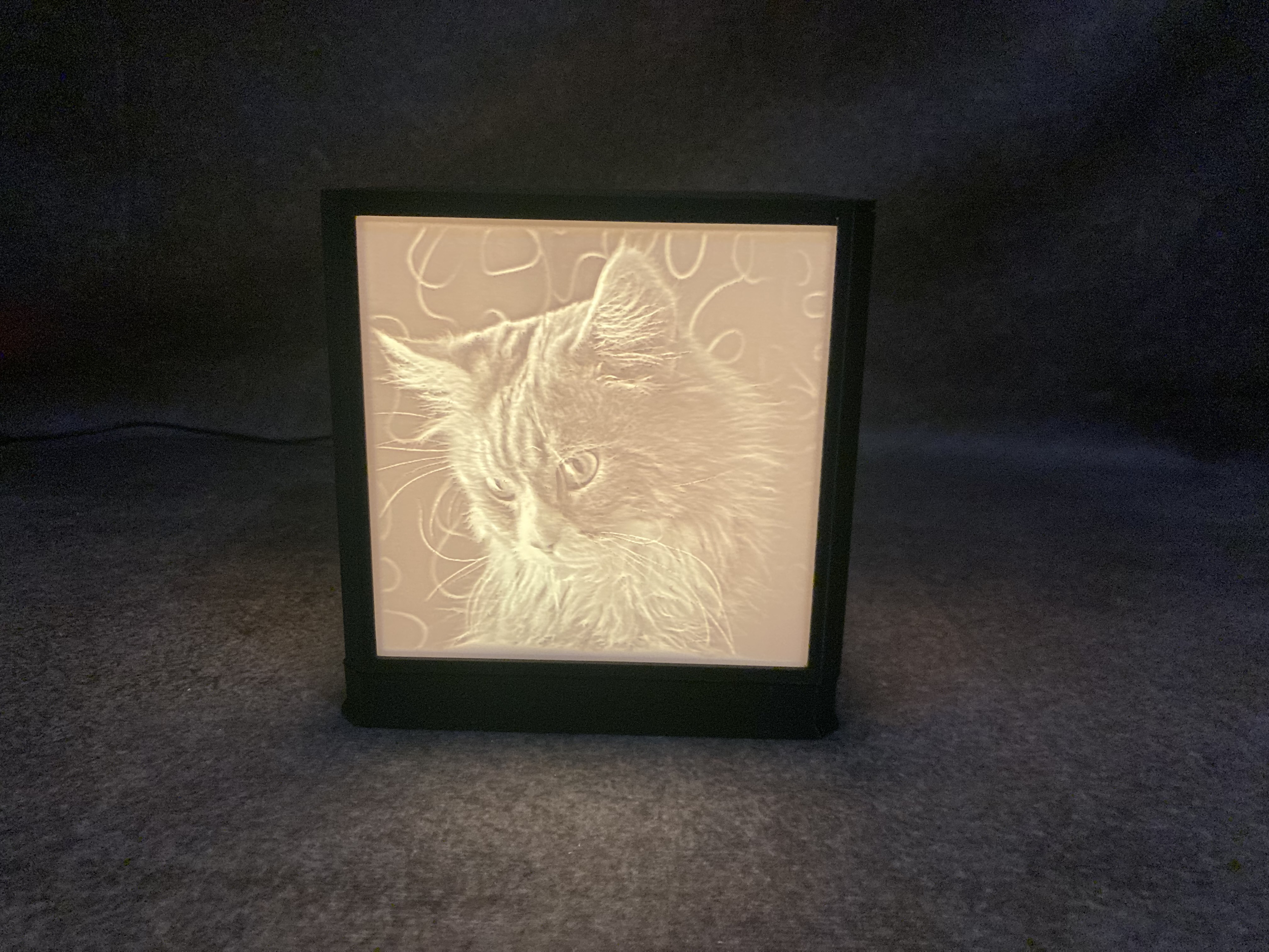 Foto-Würfel mit 4 personalisierten Bilder