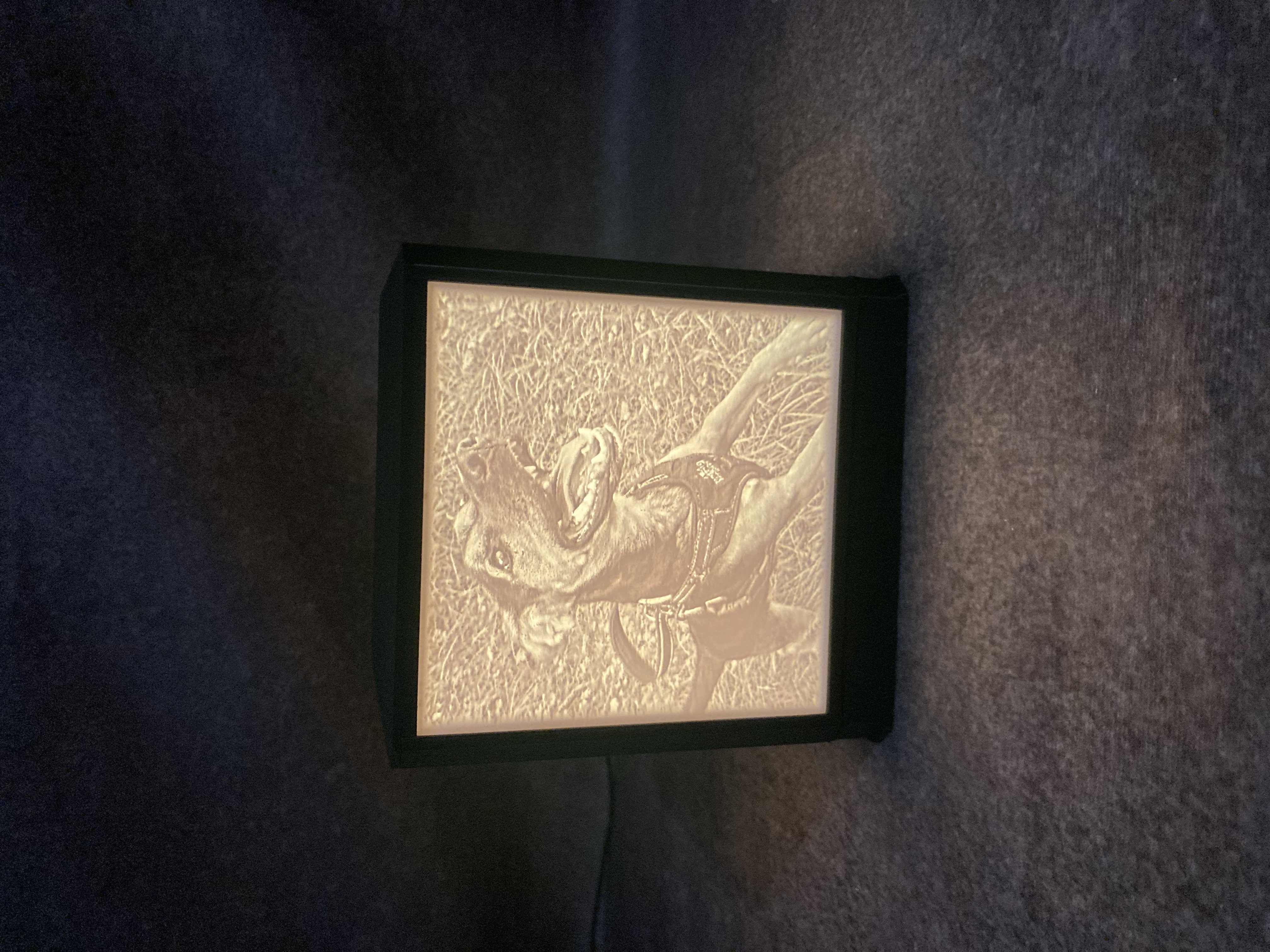 Foto-Würfel mit 4 personalisierten Bilder