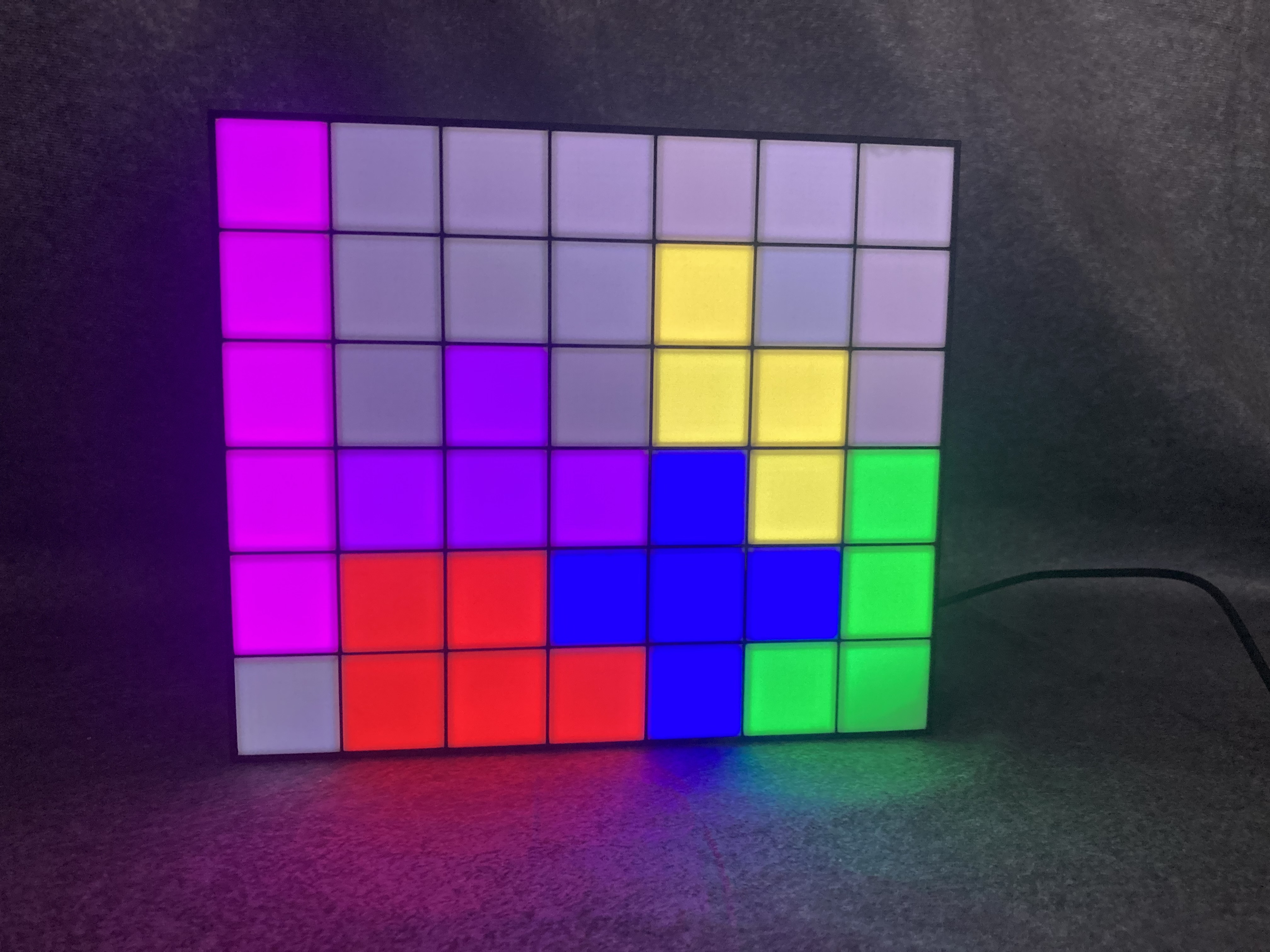 🎮 LED Pixel-Lampe – Retro Game Feeling für dein Setup