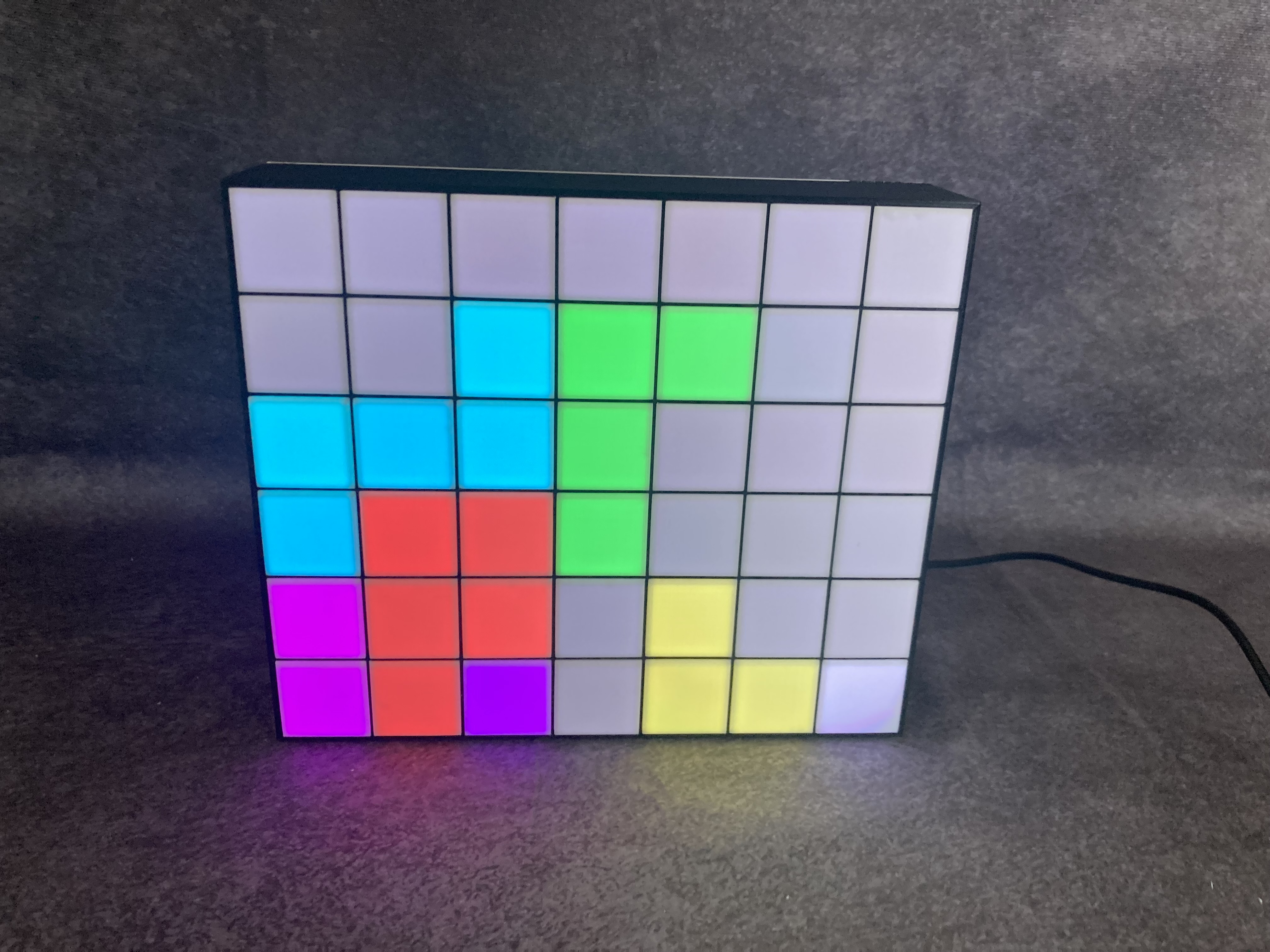 🎮 LED Pixel-Lampe – Retro Game Feeling für dein Setup