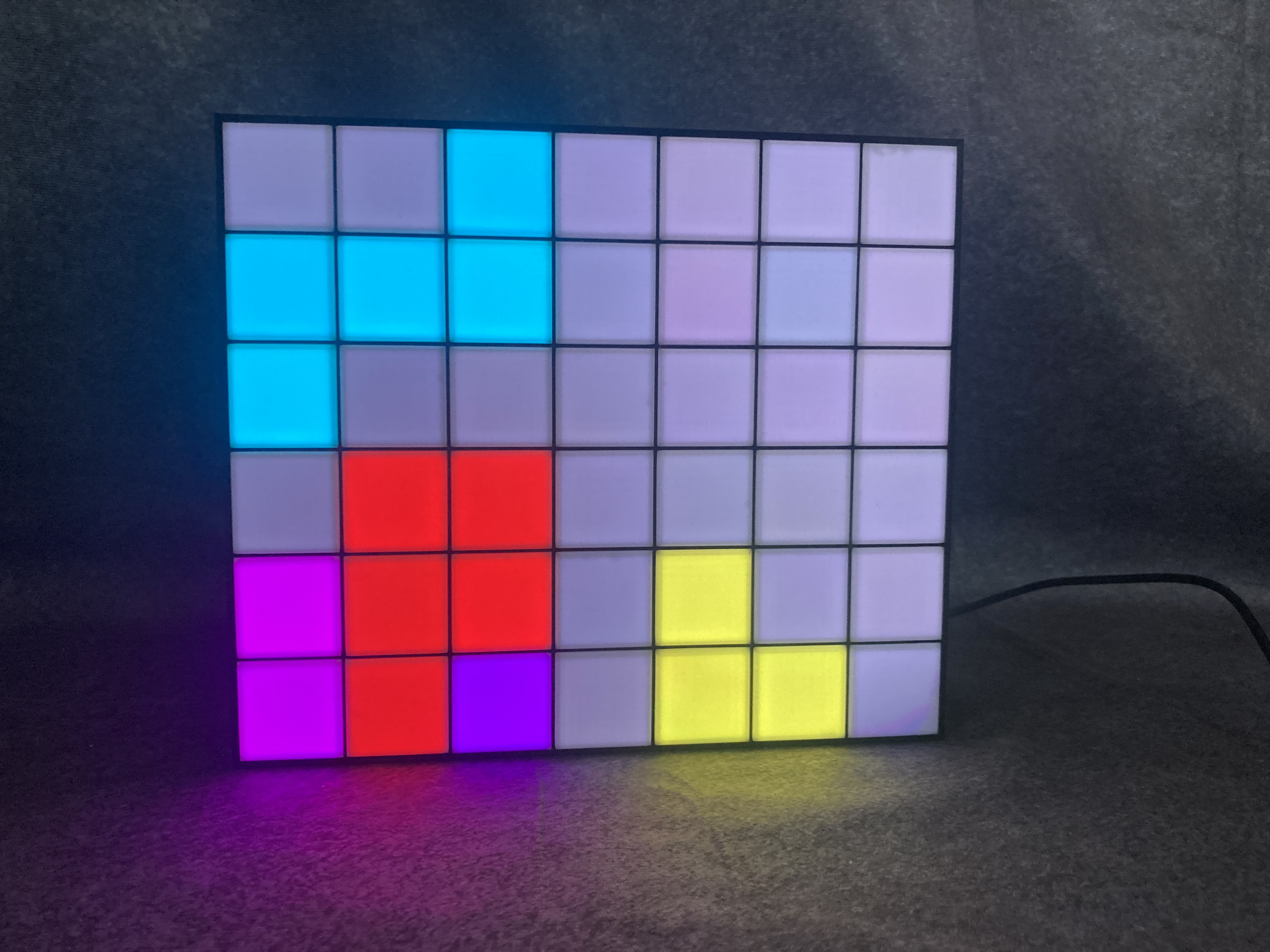 🎮 LED Pixel-Lampe – Retro Game Feeling für dein Setup