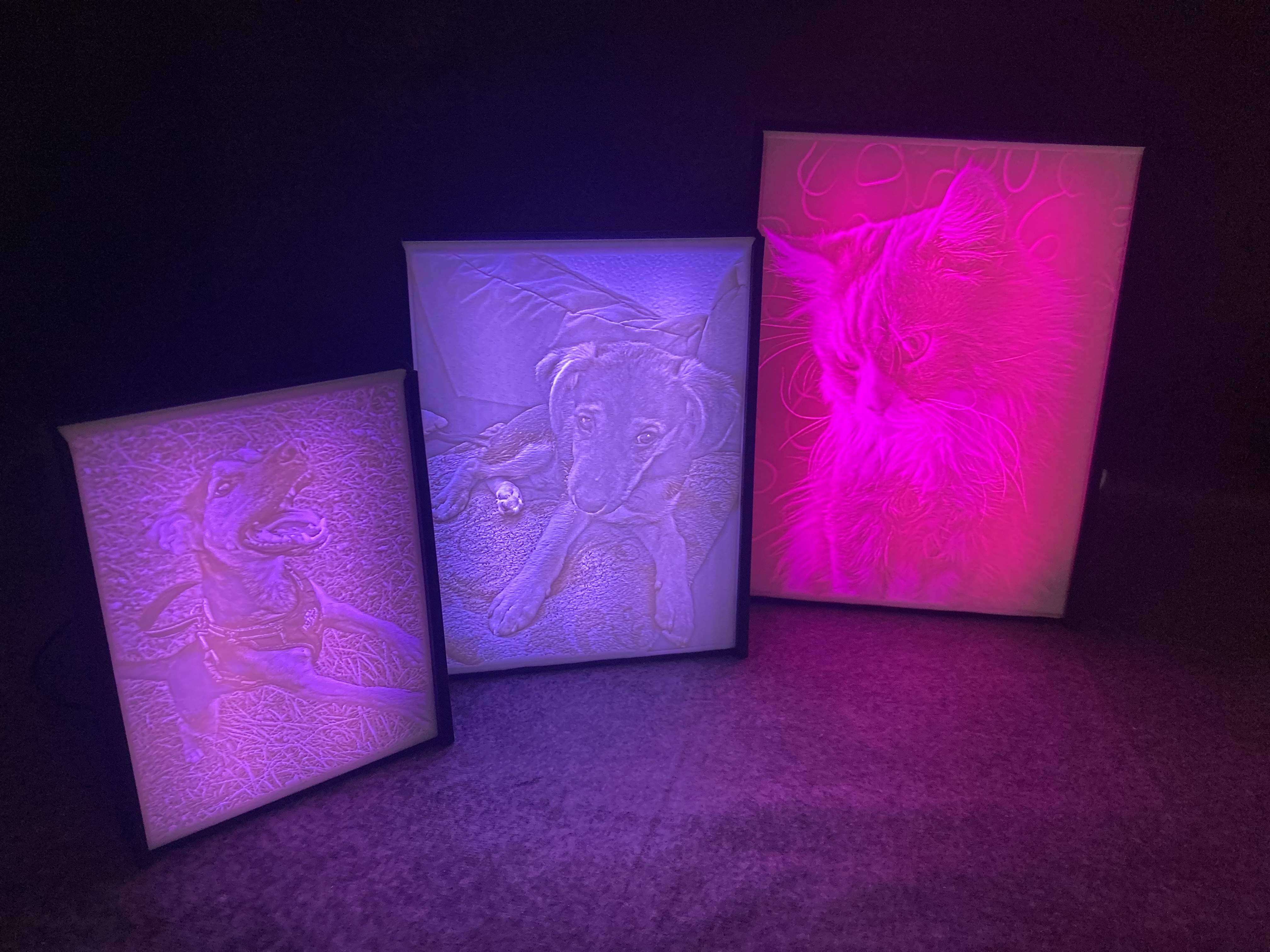 3D Foto Lampe – personalisierter Bilderrahmen (3:4)