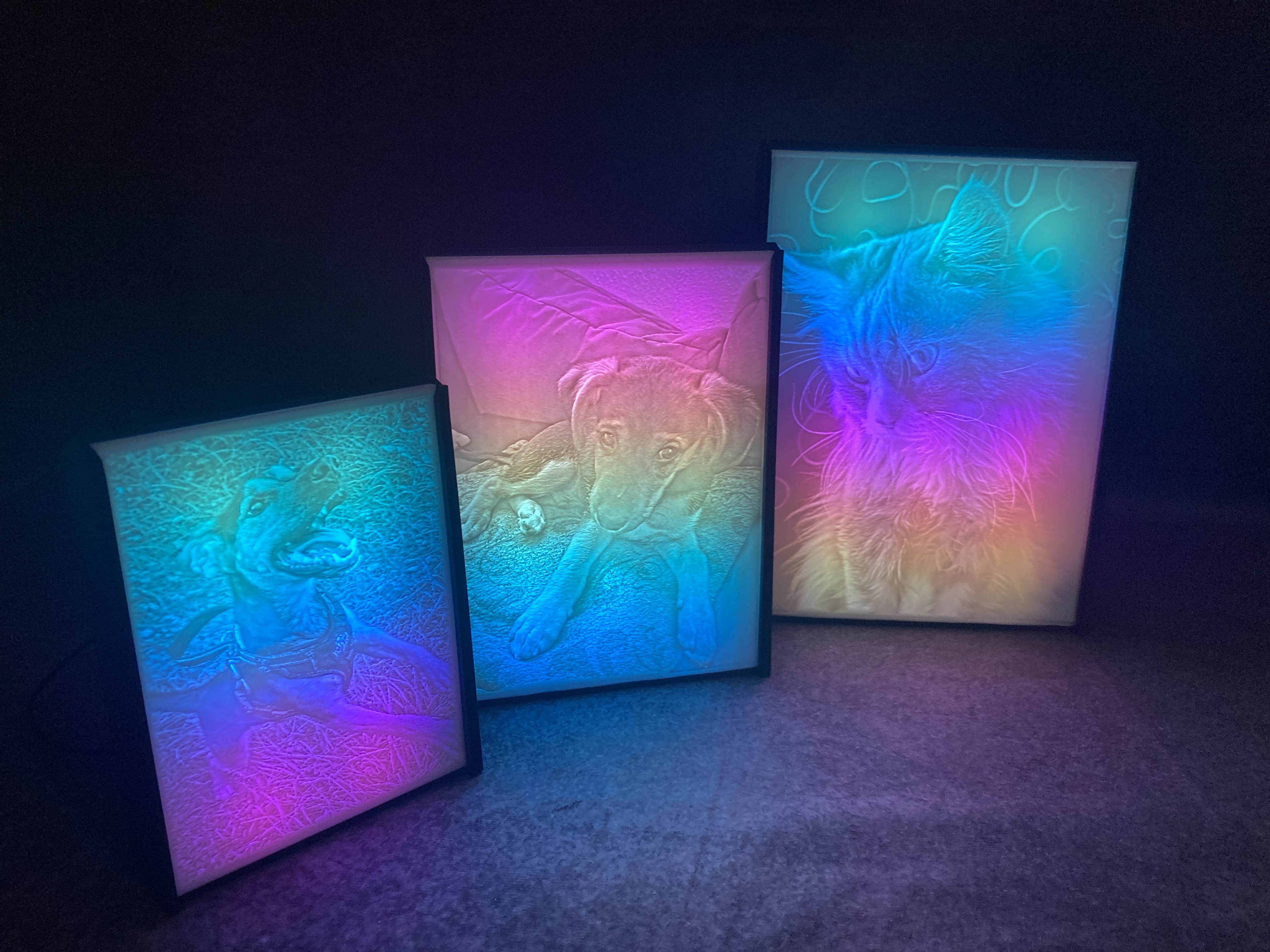 3D Foto Lampe – personalisierter Bilderrahmen (3:4)