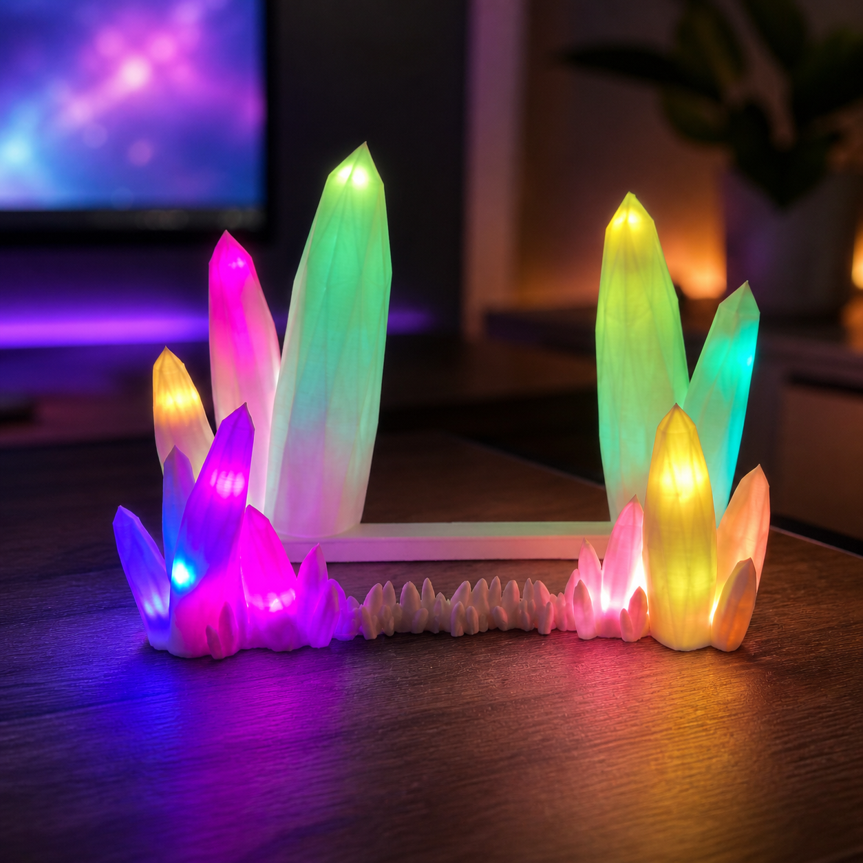 🎮✨ Nintendo Switch Kristall Dock Lampe – Magisches Gaming-Display mit LED-Show!