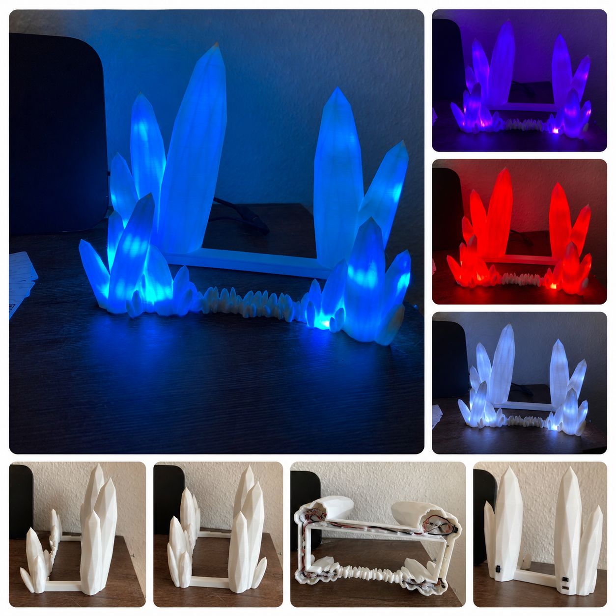 🎮✨ Nintendo Switch Kristall Dock Lampe – Magisches Gaming-Display mit LED-Show!