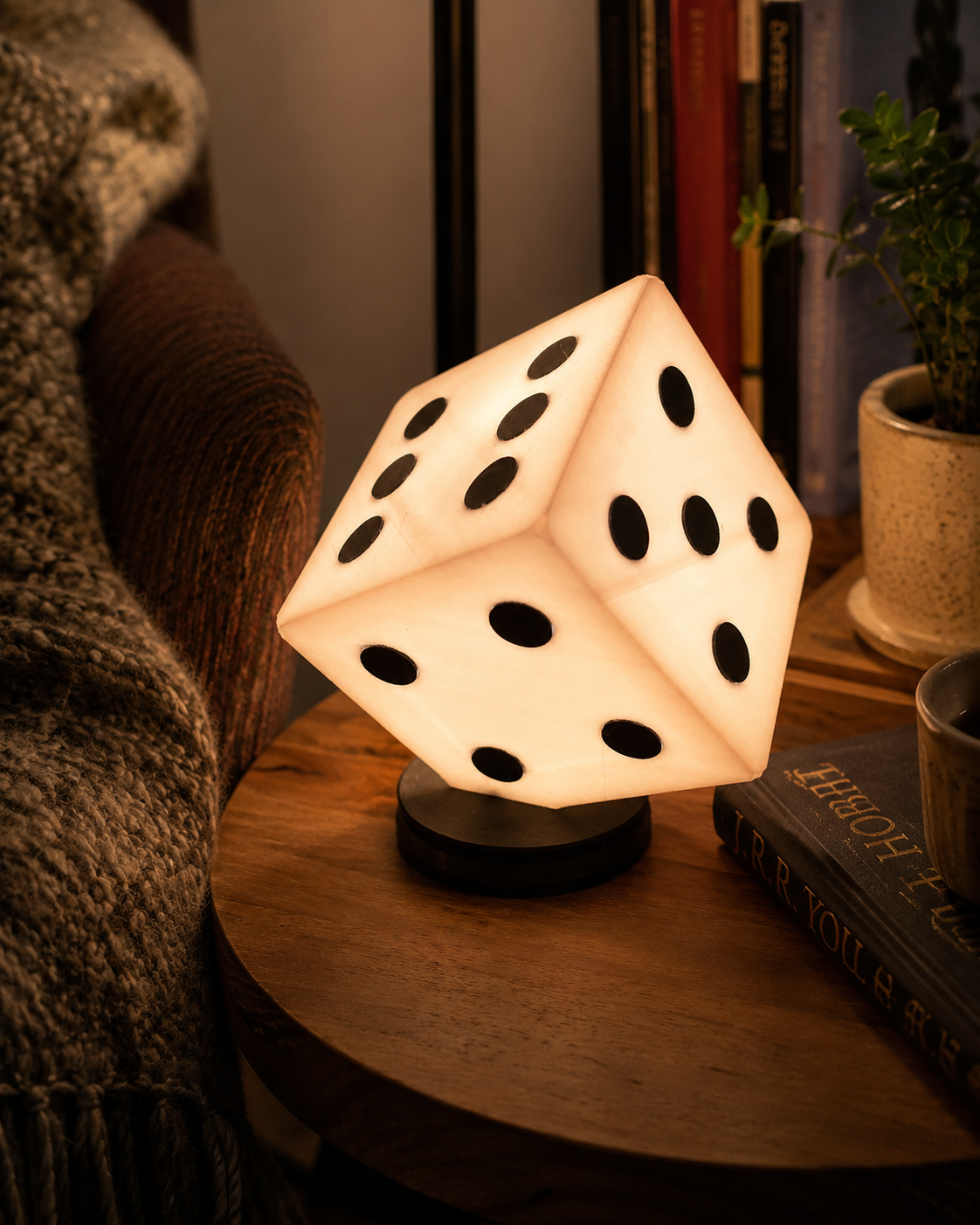 Drehbare Würfellampe – stimmungsvolles Licht für Gaming, Wohnzimmer &amp;amp; Nachttisch
