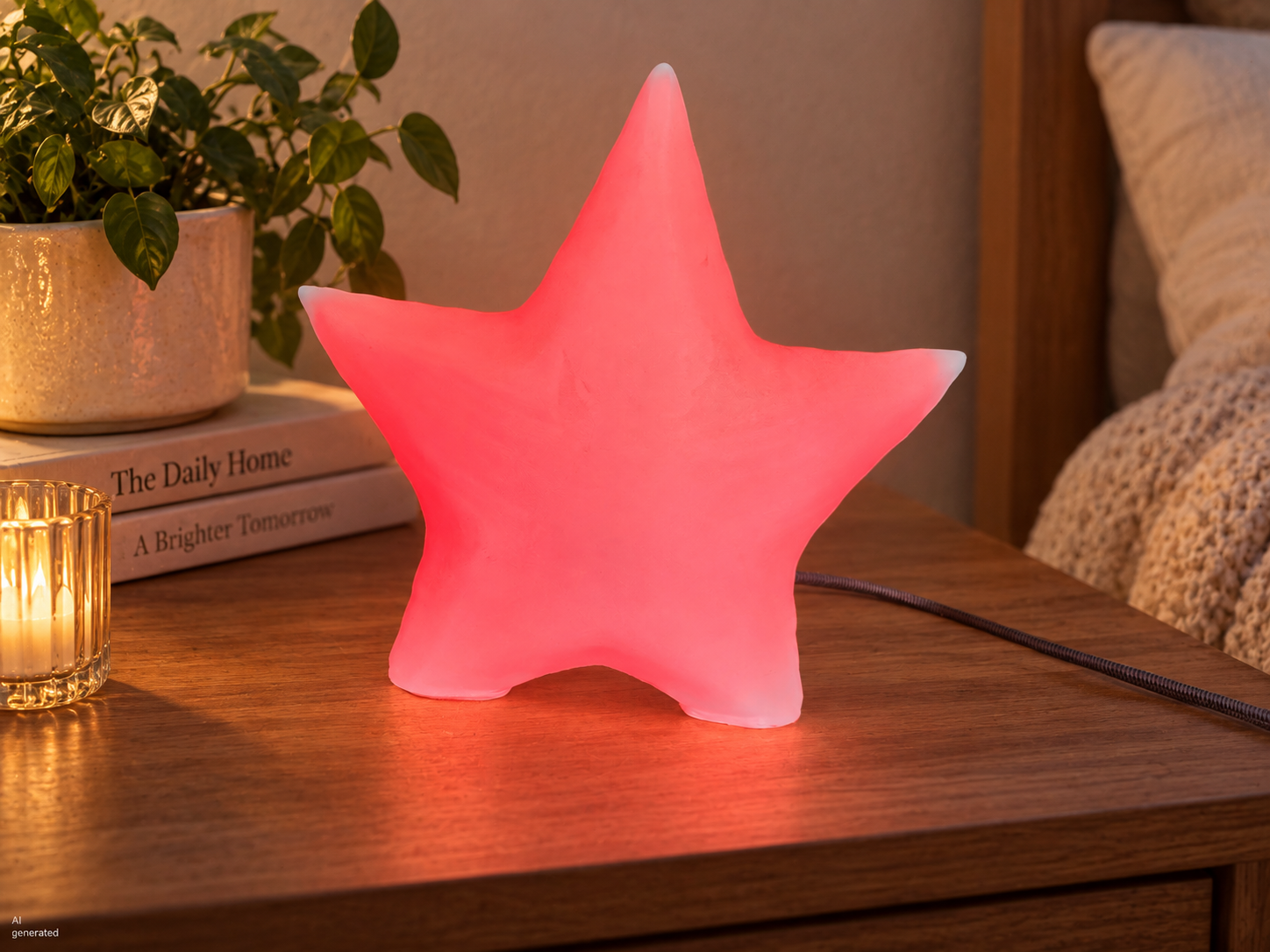 Leuchtender LED Weihnachtsstern – 12 Farben, Regenbogen &amp; Lichteffekte | Sternlampe für Weihnachten und Zuhause