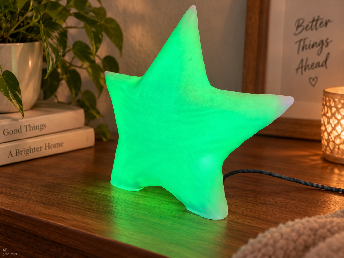 Leuchtender LED Weihnachtsstern – 12 Farben, Regenbogen &amp; Lichteffekte | Sternlampe für Weihnachten und Zuhause