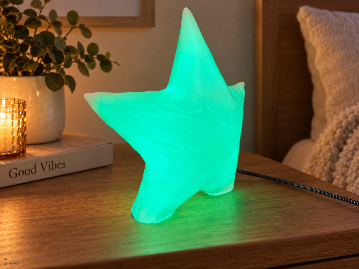 Leuchtender LED Weihnachtsstern – 12 Farben, Regenbogen &amp; Lichteffekte | Sternlampe für Weihnachten und Zuhause