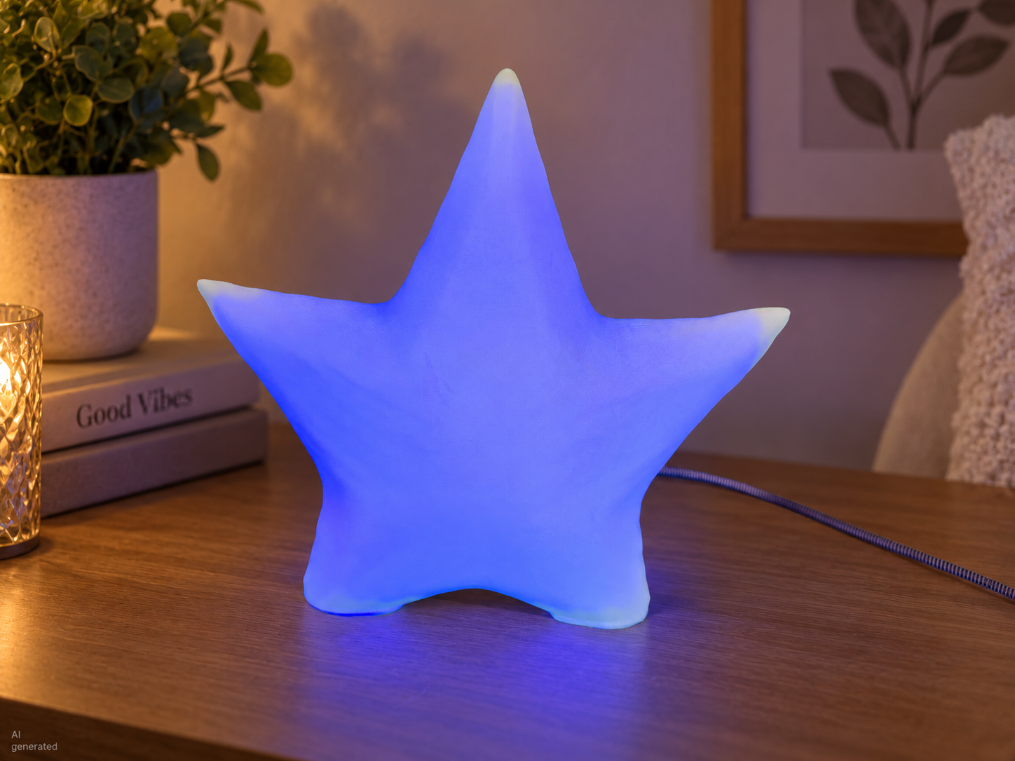Leuchtender LED Weihnachtsstern – 12 Farben, Regenbogen &amp; Lichteffekte | Sternlampe für Weihnachten und Zuhause